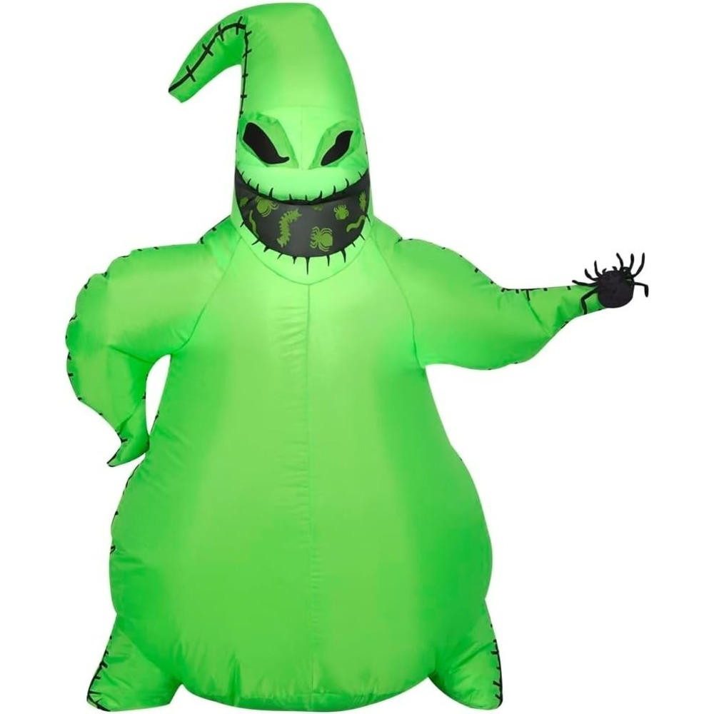 Gemmy Disney Oogie Boogie Airblown Inflatable 3.5 Ft Tall Halloween Lights Up